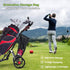 Golf Push Cart Accessories, Mesh Storage Bag, 3 Wheel Push-Pull Cart Backside Extension Organizer