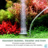 hygger Aquarium Air Stone Kit, Small Nano Bubbles for Fish Tank and Hydroponics, Stainless Steel Bubbler.
