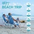 Sport,265 LBS #WEJOY Oversized Heavy Duty Beach Chair,Folding High Back Portable Camping Lawn Chairs for Adults