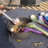 TiTo Titanium Spork and Spoon Set, Eco-Friendly Ultralight Portable Flatware for Camping, Hiking, Travel (2Pcs