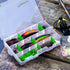 Piscifun Fishing Tackle Boxes, 3600/3700 BPA-Free Plastic Clear Storage Organizer with Waterproof Labels and Removable