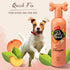 Quick Fix Shampoo and Conditioner for Dogs, 16.0 fl. oz. Peach Scent, Natural and Vegan Ingredients