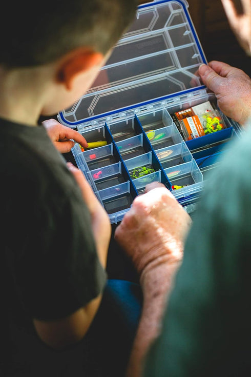 Flambeau Outdoors Ultimate Waterproof Tuff Tainer Fishing Tackle Box, Includes Zerust Dividers, Varying Compartments