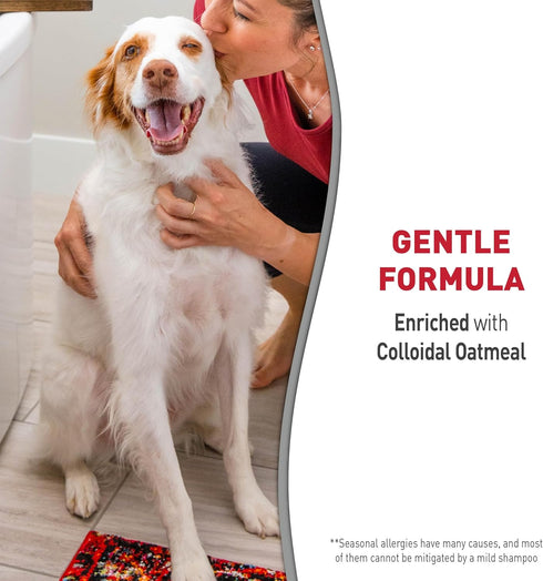 16 Natures Miracle Oatmeal Shampoo for Dogs, Ounces, Pistachio Cream Scent