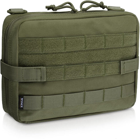 WYNEX Tactical Admin Molle Pouch, Medical EDC EMT Utility Bag Shell Design Attachment Pouches