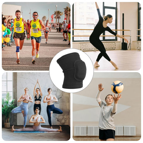 6 PATIKIL XS Size Protective Knee Pads, Pairs Sponge Volleyball Knee Pads Breathable Dance Knee Pads Brace for Women
