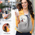 Ultra Breathable Dog Carrier Sling, Reversible Puppy Carrier Purse with Storage Pocket for Small Dogs and Cats (Gray)