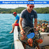 AojSup 6 Pcs Crab Trap Bait Bags with Locker, Portable Fish Trap Outdoor Sports Style Crab Snare Mesh Bait Traps Shrimp