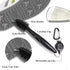 VIVIDLY Microfiber Waffle Pattern Tri-fold Golf Towel - Black Golf Towel Set with Club Brush and Divot Tool