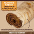 Premium Beef Cheek Rolls for Dogs 10-12" (5-Pack), Peanut Butter Flavored, Safe & Natural Rawhide Alternative Chews