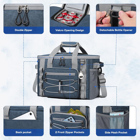 30/40 Maelstrom Soft Sided Cooler Bag, Can Collapsible Insulated Ice Chest, Large Leakproof Portable Storage