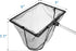 Lpraer 5" x 6" Aquarium Fish Net, Extendable Telescopic Stainless Steel Handle for Fish Tank
