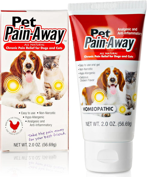 Pet Pain Away All Natural Dog Arthritis Pain Relief | Homeopathic Pain Reliever for Dogs and Cats