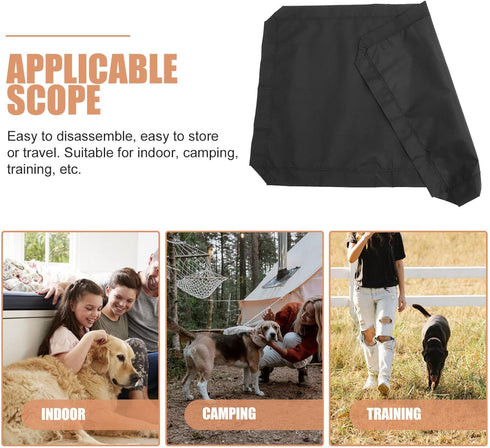 Pet Bed Mesh Elevated Dog Bed, Breathable Indoor Pet Hammock, Detachable Dog Bed for Puppy Sleeping