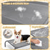 Nobleza Raised Dog Cot Bed for Small Medium Dogs, Outdoor Elevated Pet Bed, Washable Dog Chair, 34.3"X 25.6", Grey, M