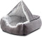 MIXJOY Dog Beds for Large Medium Small Dogs, Rectangle Cave Hooded Blanket Puppy Bed, Luxury Orthopedic Cat Bed (25