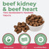 2.5 oz Momentum Carnivore Nutrition Freeze-Dried Beef Training Bites Two Ingredients-Beef Kidney and Heart, Grain-Free