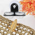 SLSON Gecko Feeder Ledge Acrylic with 20 Pack 1 oz Plastic Bowls - Improved Suction Cup Reptile Feeder, Black