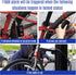 NUNET Bluetooth Bike Lock - Keyless APP Controlled Anti-Theft Waterproof 71in Steel Cable with 110db Alarm, Gray