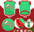 BWOGUE 2 Pack Christmas Dog Shirts, Soft Breathable Pet T-Shirts for Small Dogs and Cats, XS