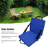 Fofetbfo Chair Cushion, Foldable Soft Seat Cushion with Backrest, Portable Camping Chair Pads for Outdoor Camping
