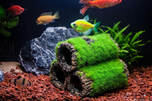 Aquarium Décor Resin Fish Tank Decorations, Artificial Tree Trunk Root (C)