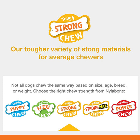 Nylabone Strong Chew Sneaky Snacker Treat Toy for Dogs, Interactive Bacon Flavor, Large/Giant (1 Count)
