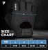 RDX Weight Lifting Gloves Gym Fitness Workout, Anti Slip Palm Protection Half Finger Exercise Glove for Powerlifting