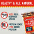 Canine Chews 5" Triple Flavor Rawhide Stick Twists for Small Dogs - Chicken, Pork, Beef Flavor Chew Toy (100 Pack)