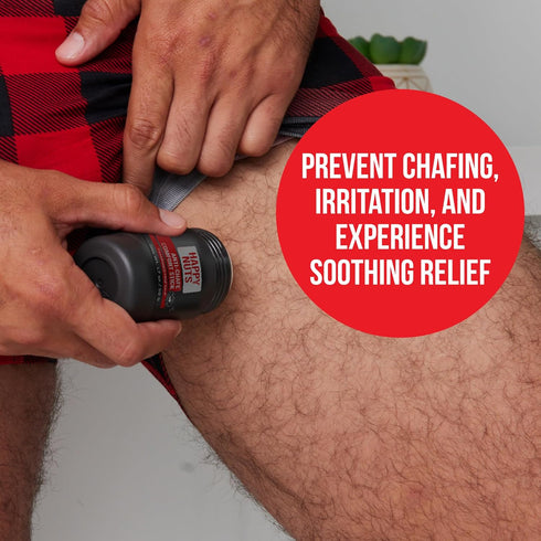 (2 Pack) HAPPY NUTS Anti-Chafe Comfort Stick for Men: Friction Defense & Chafing Prevention for Active Lifestyles