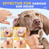 Ear Finger Wipes for Dogs & Cats - Cleaning Earwax & Debris, Relieves Ear Itching & Discomfort - Fresh Aloe Scent -