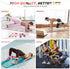 Resistance Bands, 5 Set Exercise Workout Bands for Women and Men, Booty Legs Pilates Flexbands