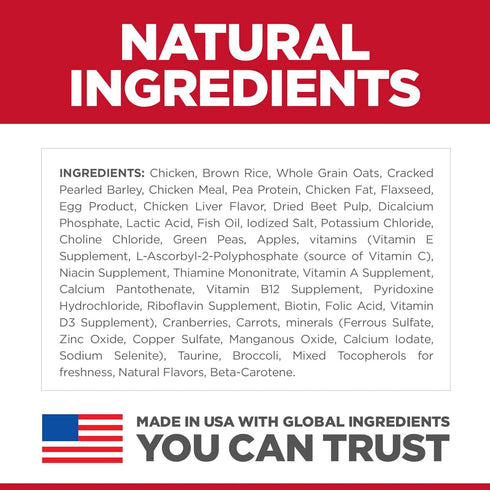Hill's Science Diet Puppy Premium Nutrition, Dry Dog Food, Chicken & Brown Rice, 4 lb Bag