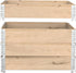 8" Pallet Collar Hinges 4PCS, Stackable and Collapsible for Garden Bed, Pet Enclosures, Home Storage