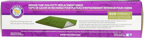 PoochPad (16 24) Artificial Turf for Dogs x Made in USA, Fake Grass Patch for Dogs Potty Urine, Rapid Flow Drainage
