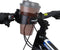 Ibera Bike Handlebar Cup Holder, Black with Multi-Way Mount for Commuters and Road Bike