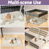 63 inch VCEPJH Extra Large Rabbit Cage Liner Reusable Washable Bunny Floor Mat Soft Animal Bedding Cage Flooring Pads