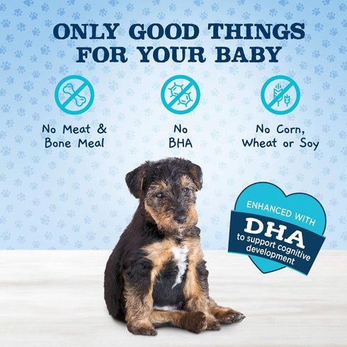 Blue Buffalo Baby BLUE Soft Biscuits - Natural Dog Treats for Puppies, Chicken & Carrots, 8-oz. Bag