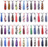 Segarty Adjustable 50 PCS Dog Ties, Neckties and Bows for Medium Large Dog Festival Formal Grooming Accessories