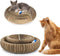 Foldable Magic Organ Cat Scratching Board - Durable Recyclable Cardboard Cat Scratcher with Toy Ball