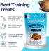 healthybud Mini Dog Training Treats - Beef Liver Soft Trainer Bites, 500+ Bits, 6.5oz, Puppy Chews
