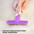 POODLIE Poodle Pet Dog Grooming Rake | Dematting Tool with Stainless Steel Shedding Comb, Purple Handle