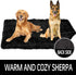 LOCHAS Luxury Fluffy Dog Blanket, Extra Soft Warm Sherpa Fleece Pet Blanket for Dogs Cats, Plush Faux Fur Throw Cover,