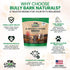 6 24 Count Thin Bully Sticks for Dogs - - Natural, Odor Free, High Protein, Grass-Fed Beef Pizzle Sticks for Dogs