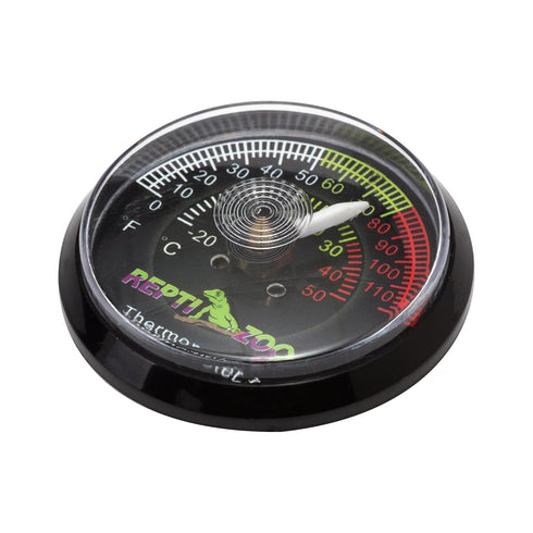 REPTI ZOO Reptile Terrarium Thermometer, Dial Gauges for Pet Rearing Box, Celsius and Fahrenheit