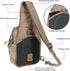 Qcute Tactical Backpack, Waterproof Military Cross-body Molle Sling Shoulder Bag for Outdoor Everyday Carry