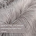 Faux Fur Dog Bed Rug, Plush Fluffy Ultra Cozy Pet Throw Rug for Dogs Cats, Luxury Soft Grey Sheepskin Rug, 24 by 36