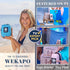 WEKAPO Beach Blanket Sandproof Waterproof, Extra Large Beach Mat, Oversized & Compact Sand Free, Quick Drying Beach