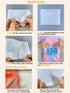 UISKOOPW Tyvek Race Bibs Running Numbers Bibs with Race Bib Tape Instead Pins Track Bib Numbers for Tryouts Racing Bibs