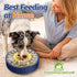 5-60 4-Cup KADTC Min Adjustable Slow Feeder Bowl for Fast Eaters, Spinning Dog Puzzle Feeder, Anti-Gulping Interactive